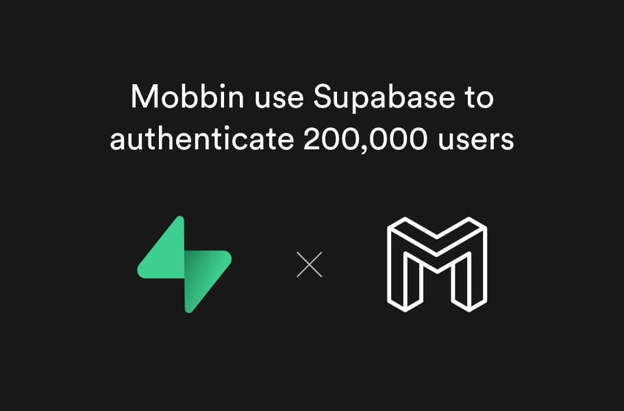 Mobbin uses Supabase to authenticate 200,000 users